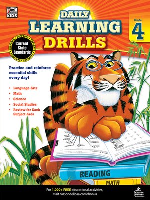 cover image of Daily Learning Drills, Grade 4